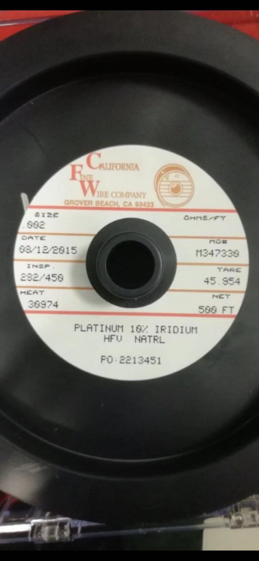 (gu)CALIFORNIA FINE WIRE CFWK㞽z 
P(gun)I: